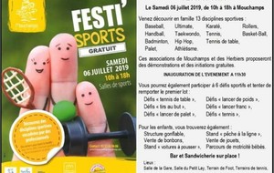 Festi'sports le 6 juillet 2019 à Mouchamps