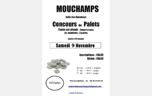 CONCOURS - SALLE DES NYMPHEAS - MOUCHAMPS